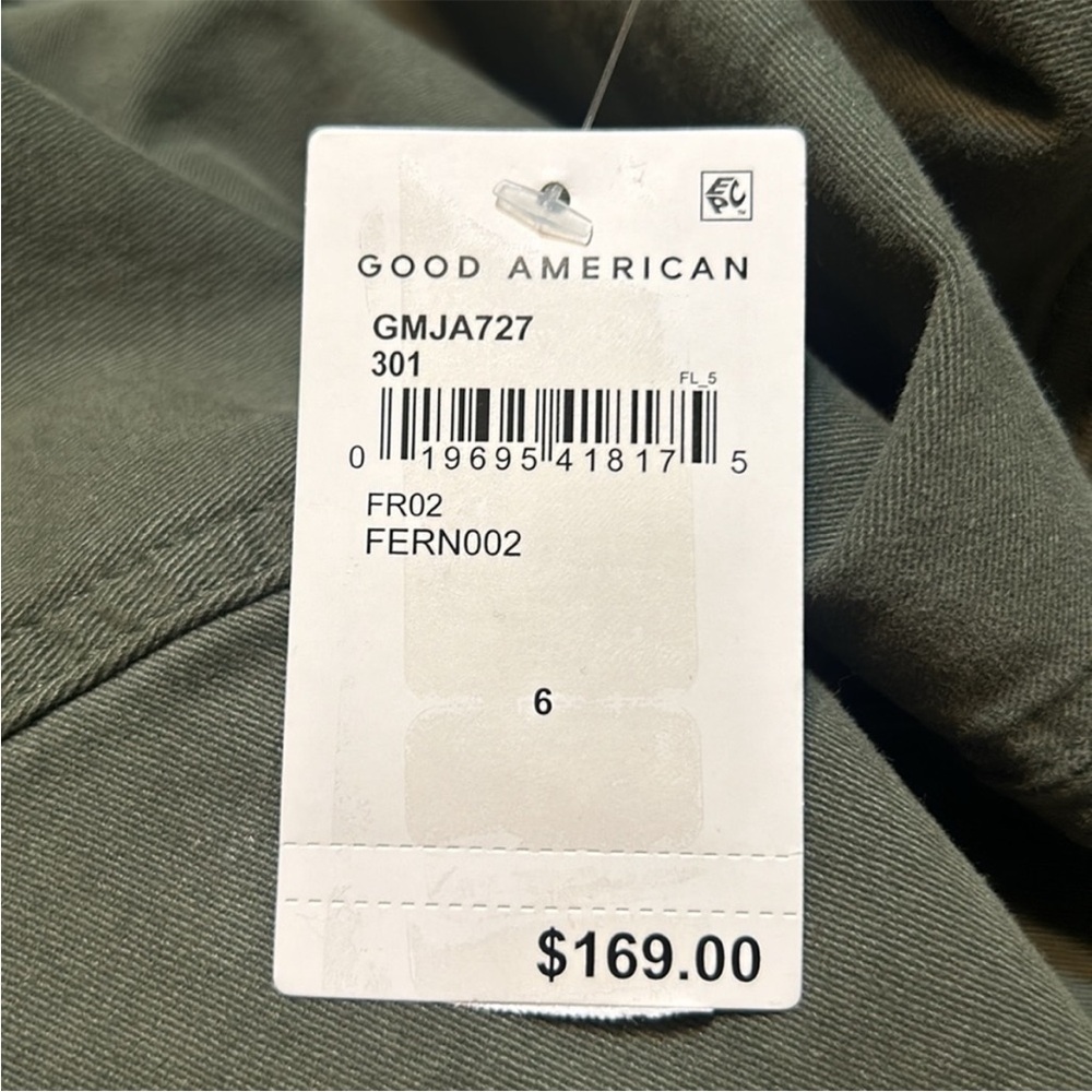 Good American Olive Green Utility Jacket - Picture 5 of 6